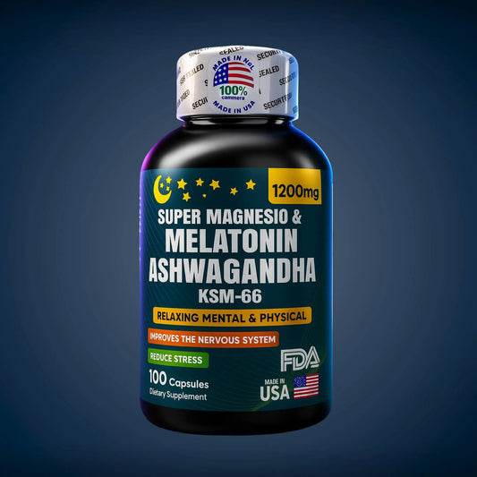 Super Magnesio + Ashwagandha KSM-66 + Melatonin